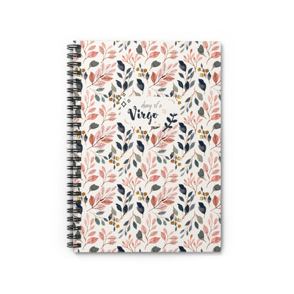 Virgo Floral Notebook