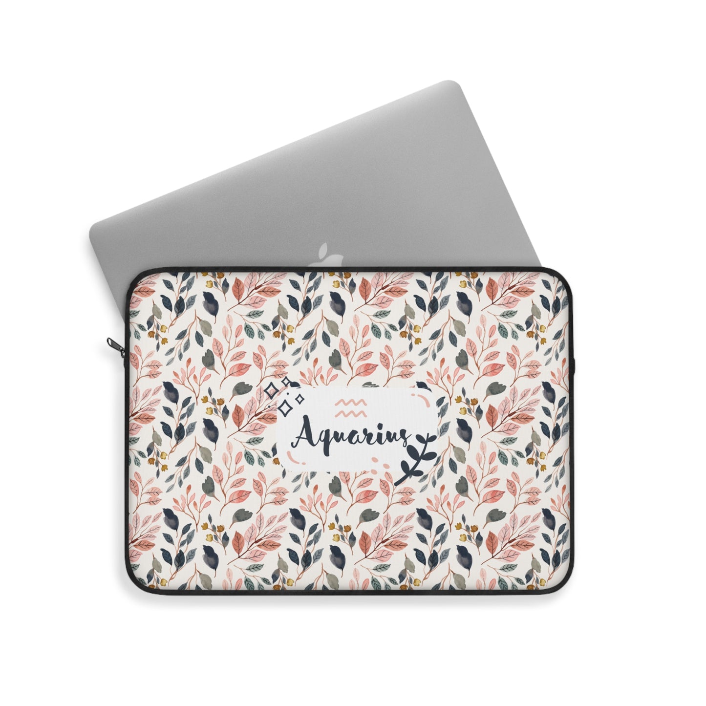 Aquarius Floral 2 Laptop Sleeve