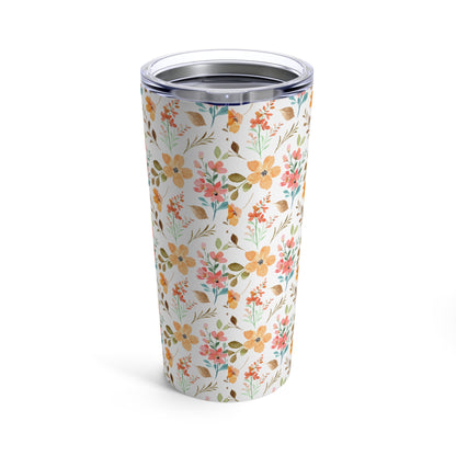 Cancer Floral Tumbler