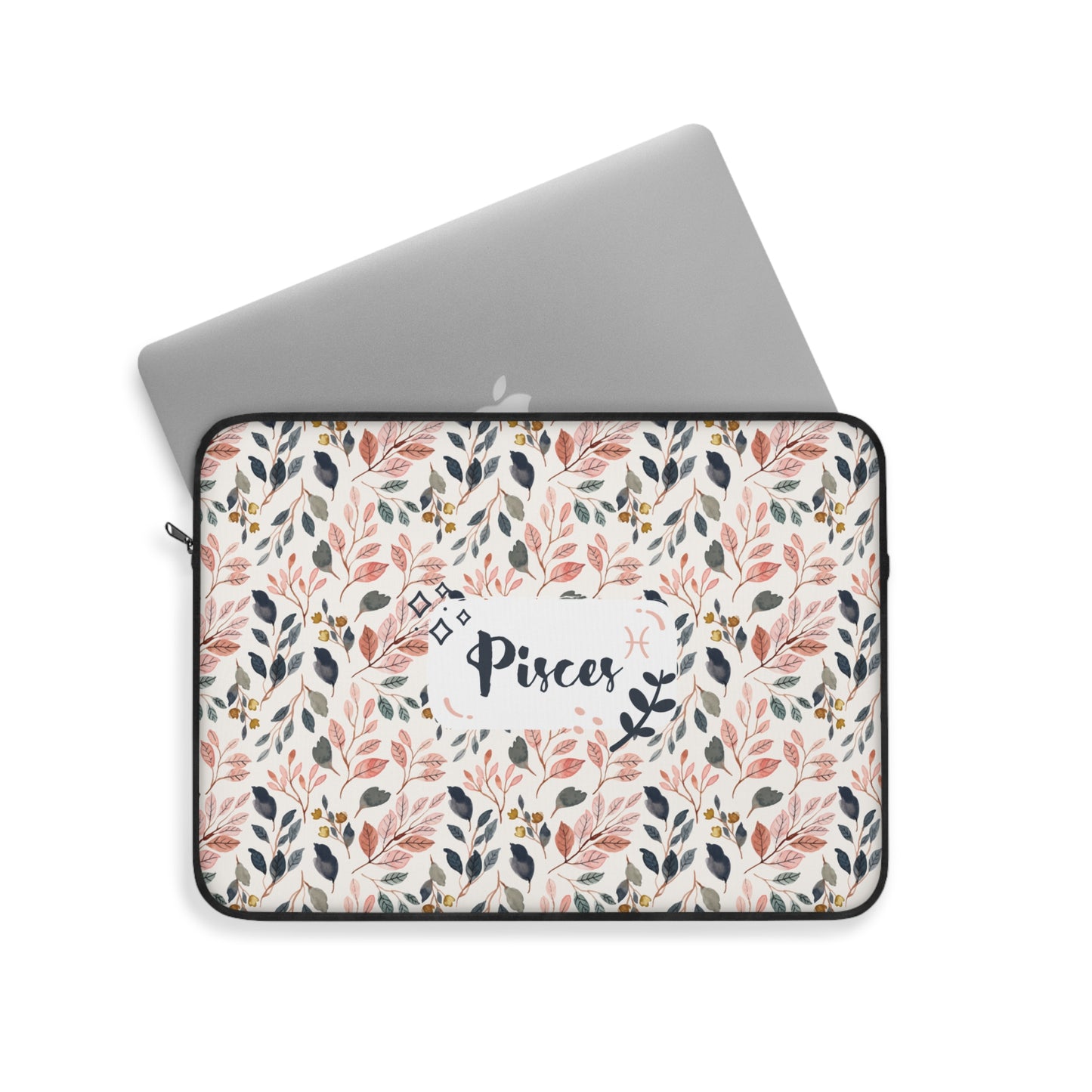 Pisces Floral 2 Laptop Sleeve