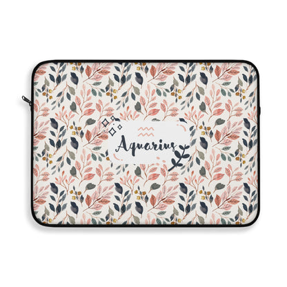 Aquarius Floral 2 Laptop Sleeve