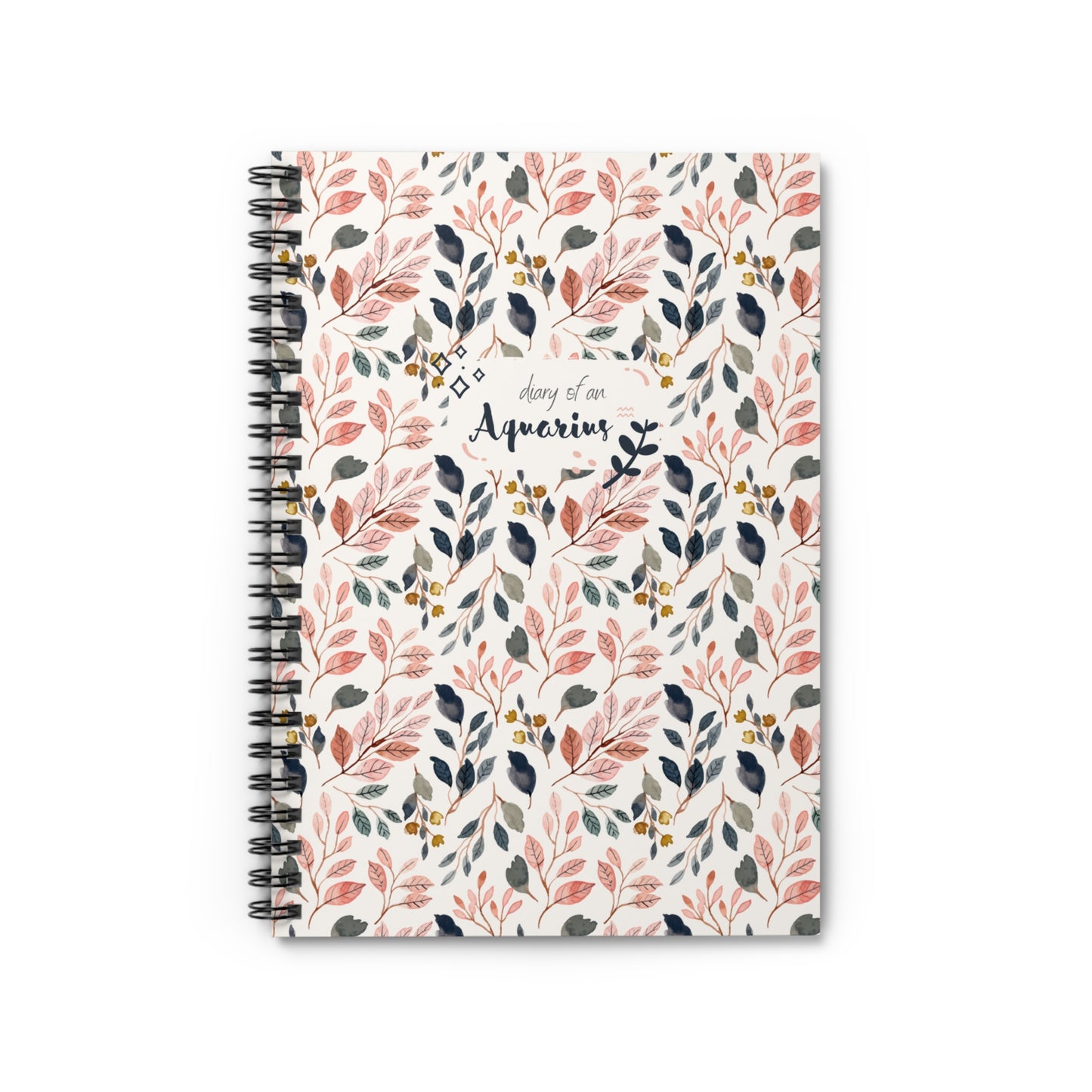 Aquarius Floral Notebook