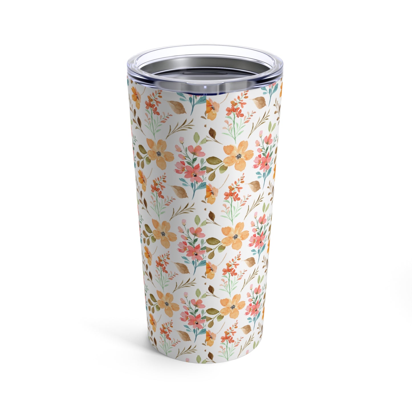 Pisces Floral Tumbler