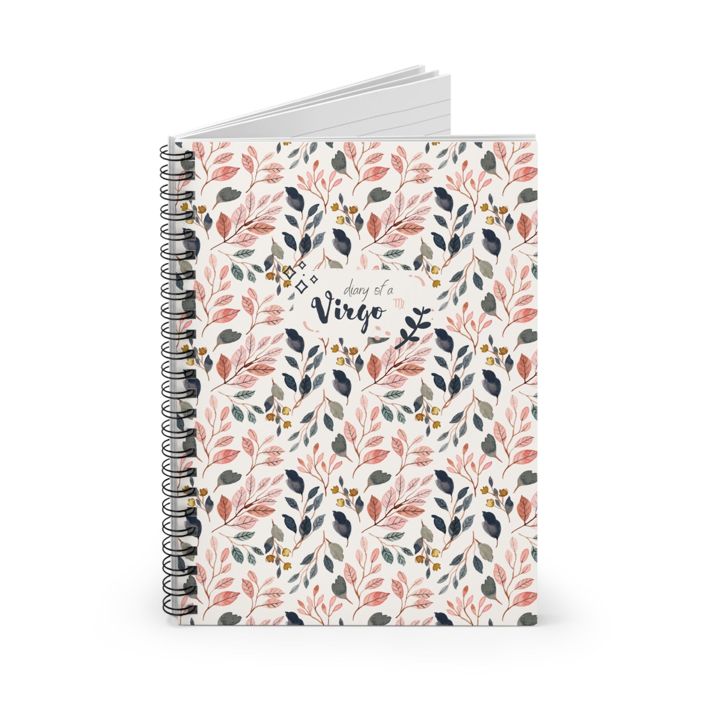 Virgo Floral Notebook