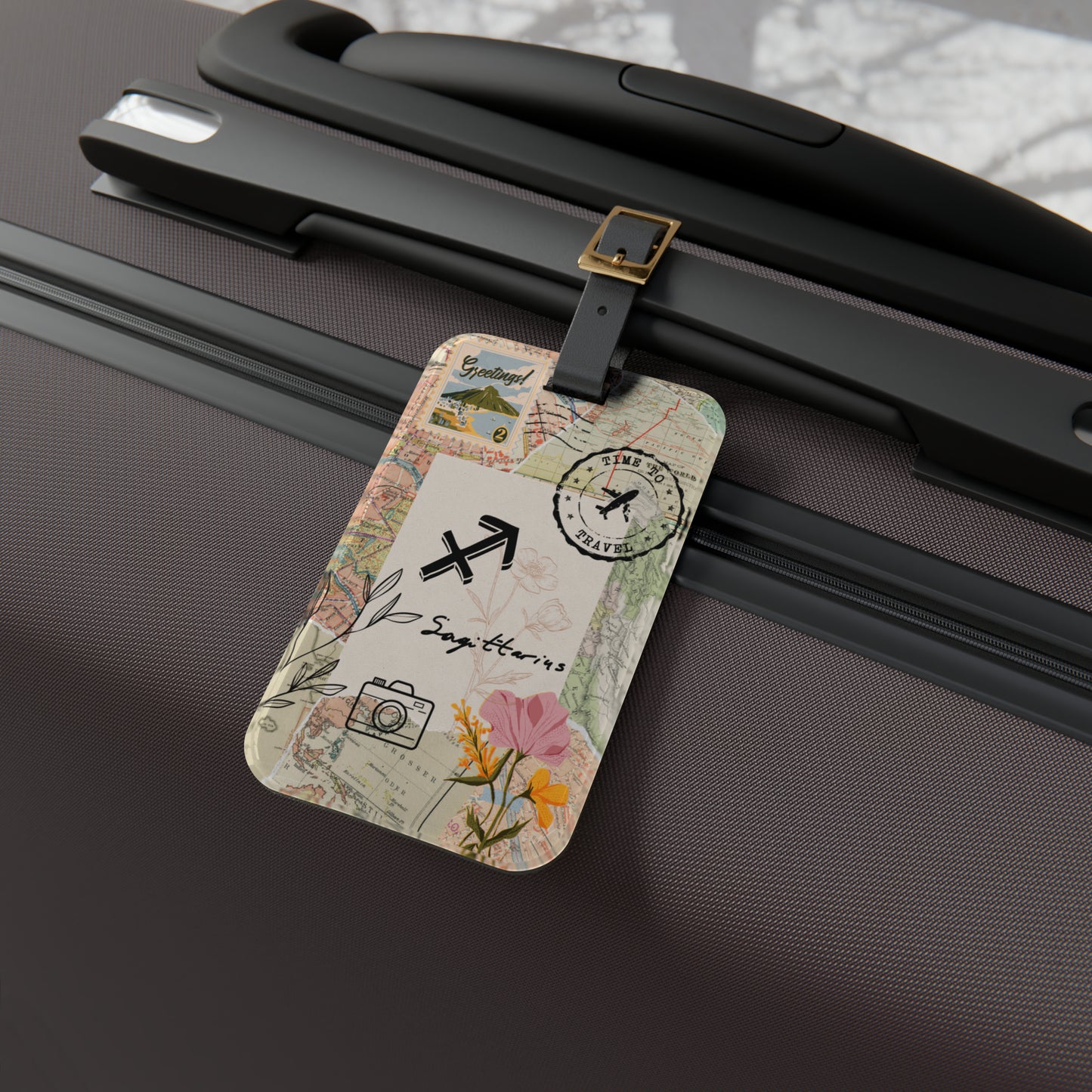 Sagittarius Luggage Tag