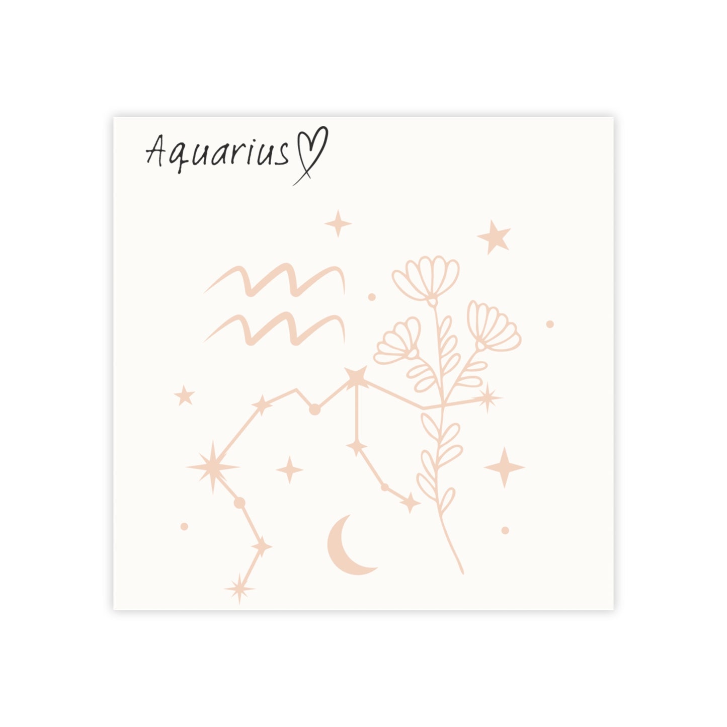 Aquarius Post-it® Note Pad