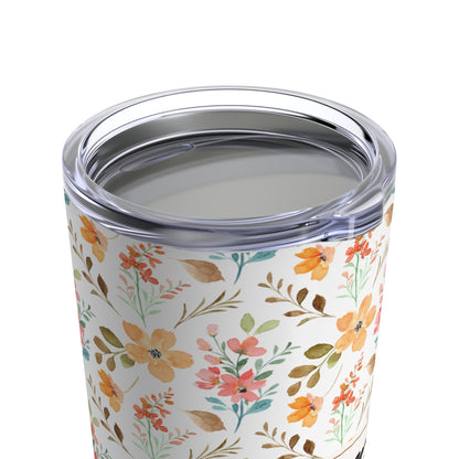 Aquarius Floral Tumbler