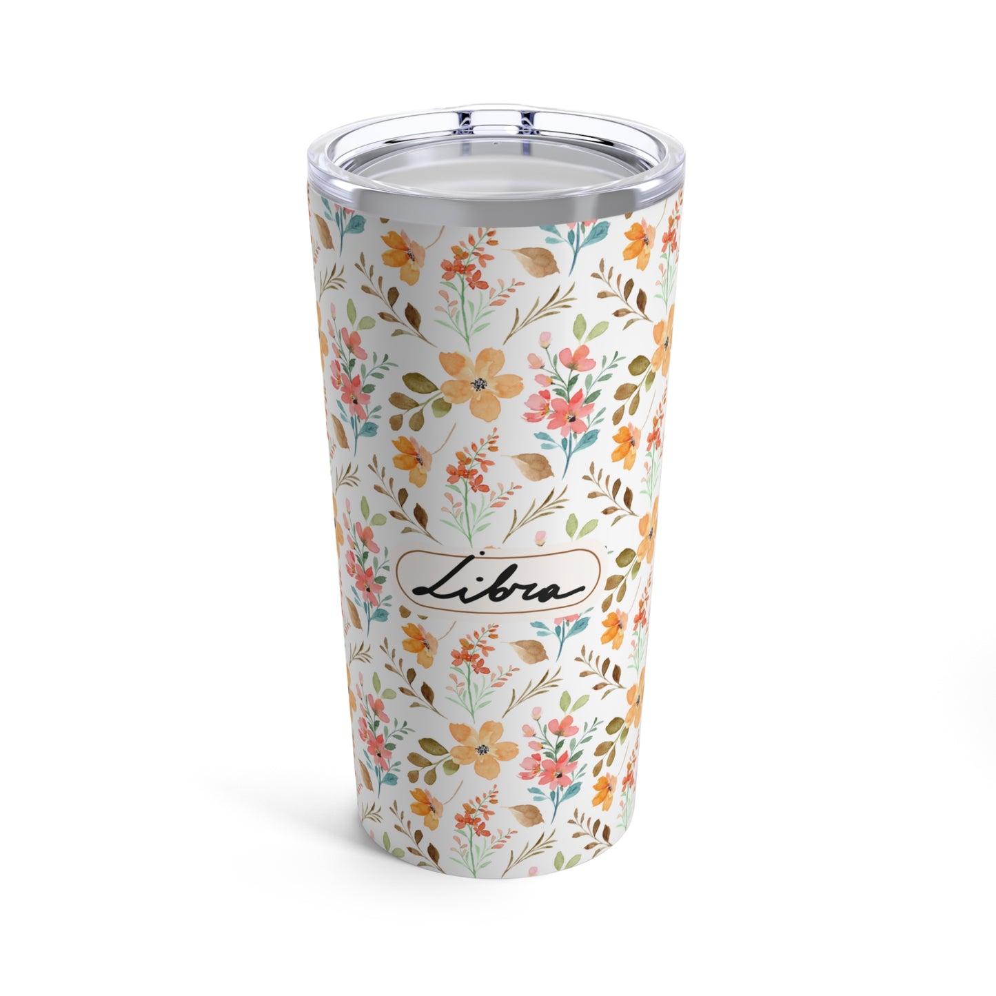 Libra Floral Tumbler