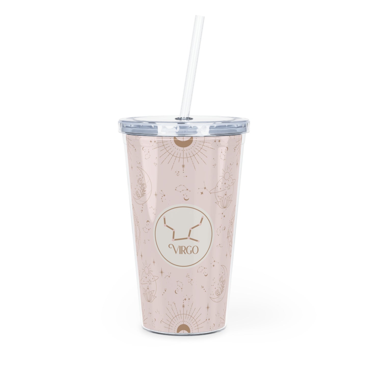 Virgo Celestial Plastic Tumbler