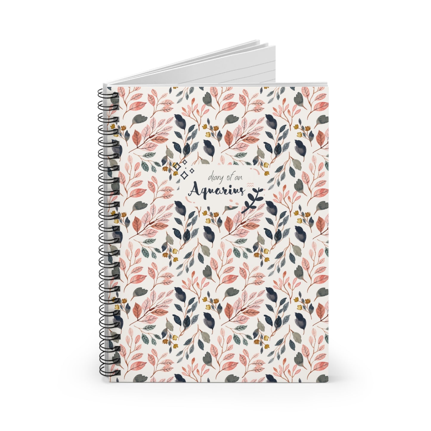 Aquarius Floral Notebook