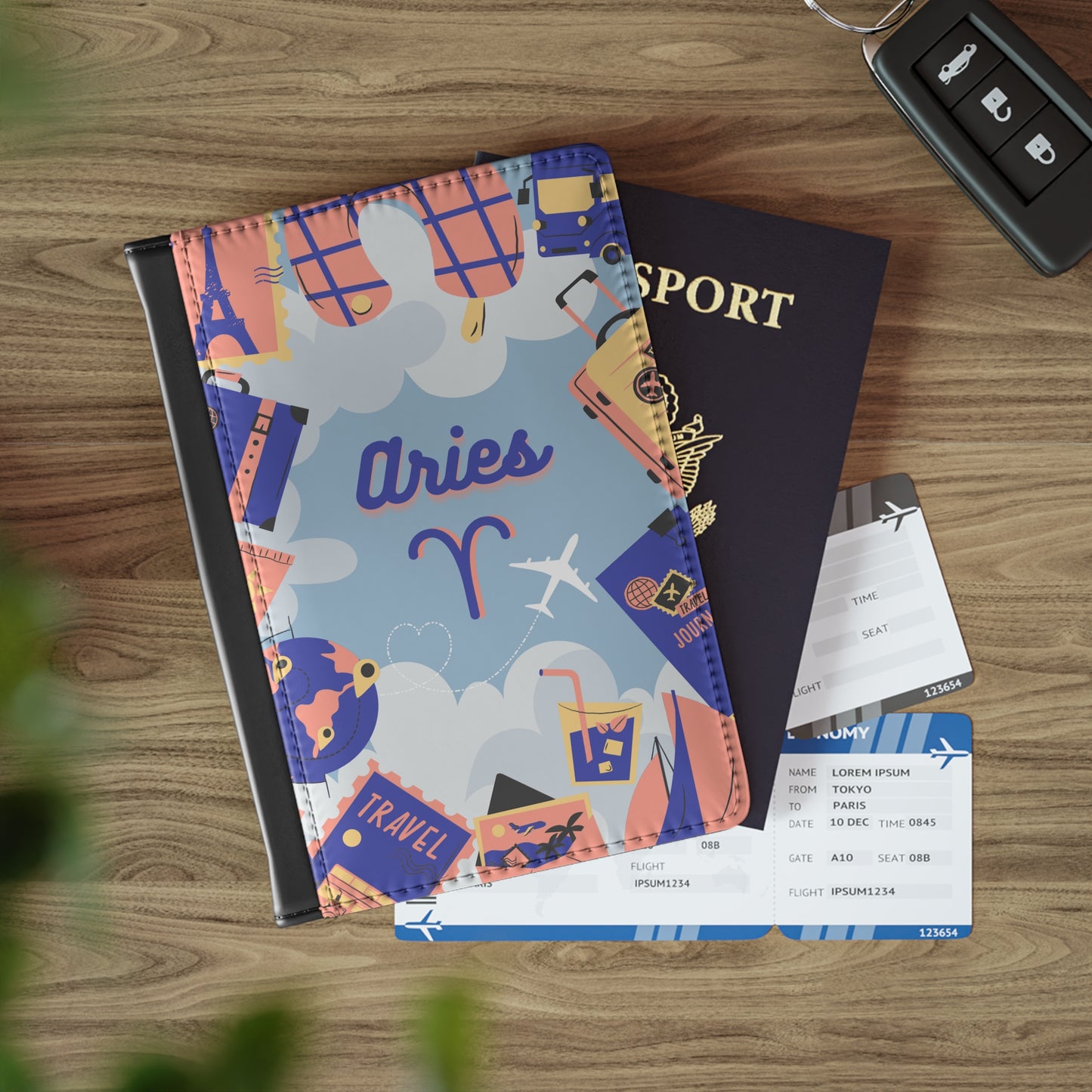 Aries Travel Passport Cover