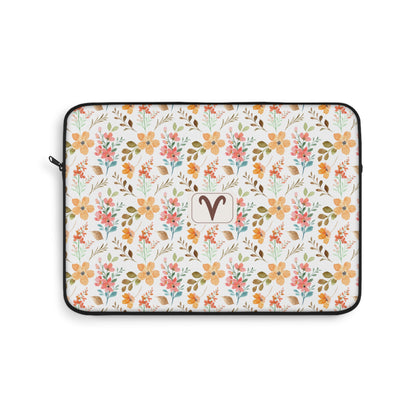 Aries Floral Laptop Sleeve