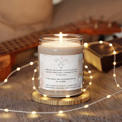 Aries Affirmations Candle