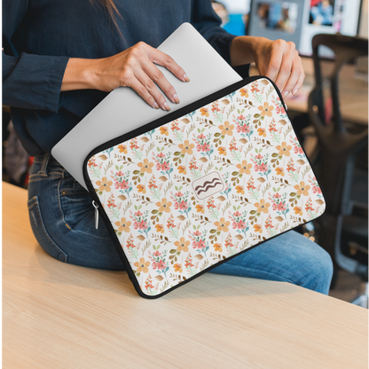 Aquarius Floral Laptop Sleeve