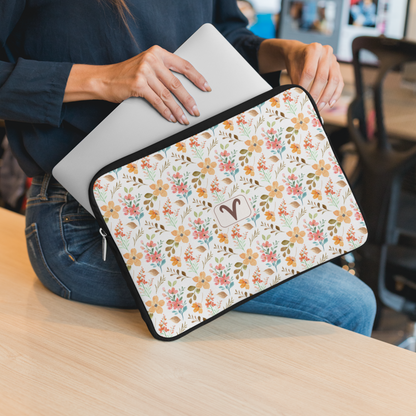 Aries Floral Laptop Sleeve