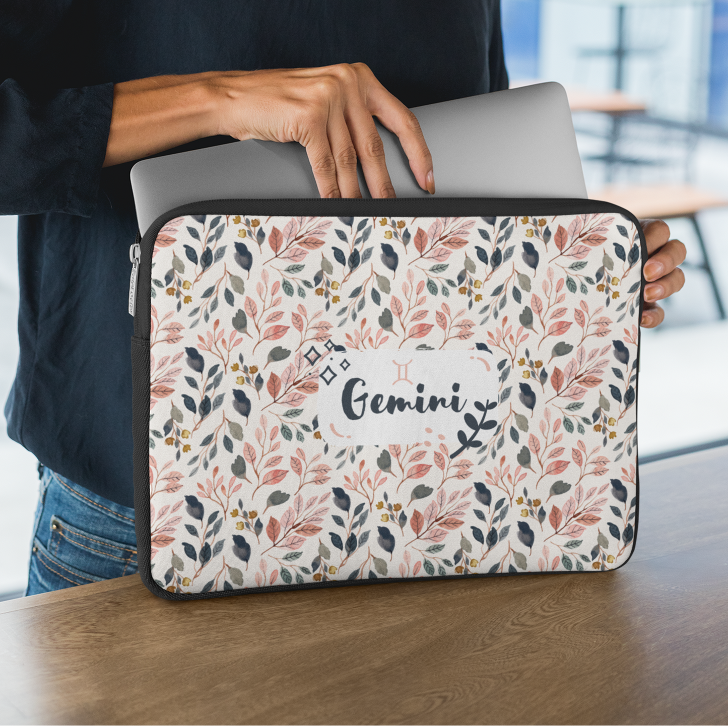 Gemini Floral 2 Laptop Sleeve