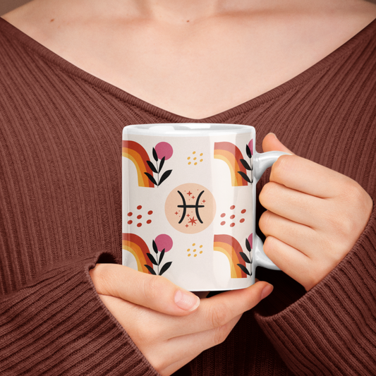 Pisces Sun Boho Mug