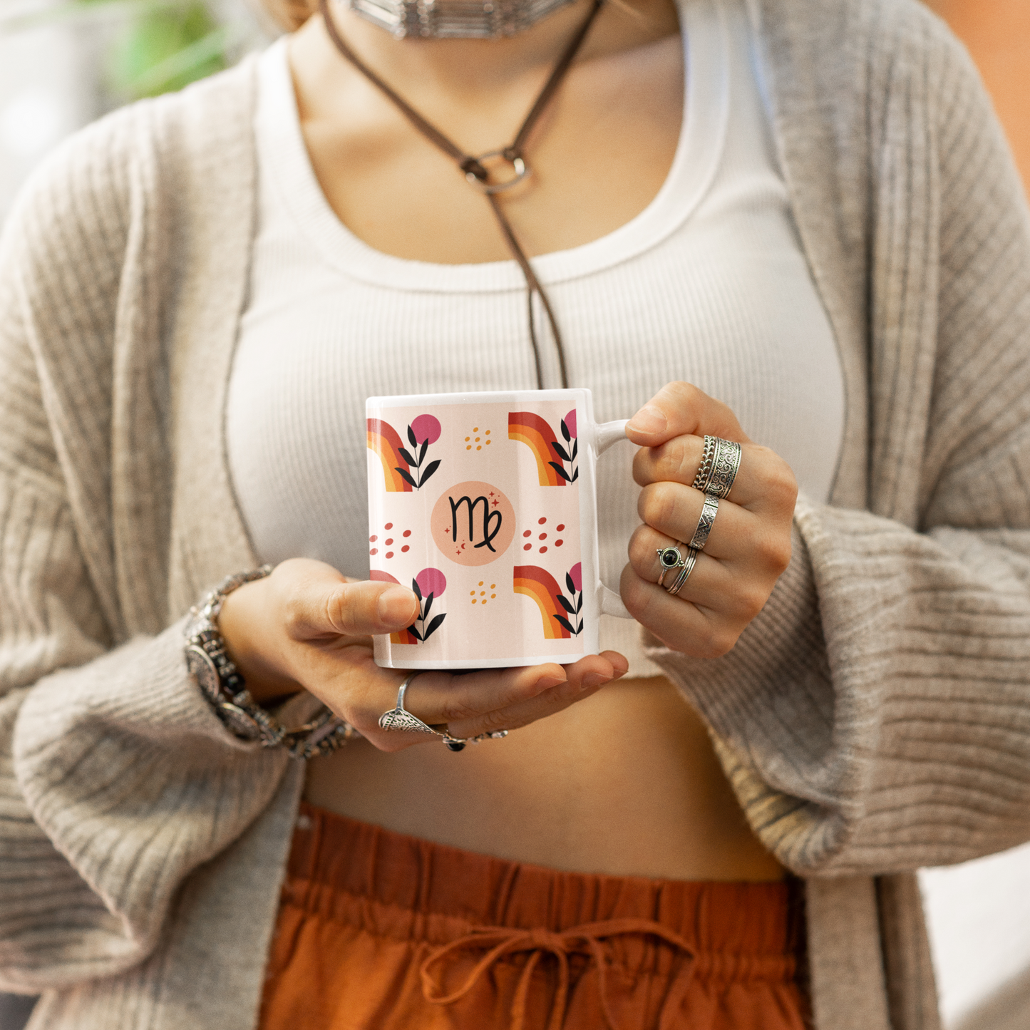 Virgo Sun Boho Mug